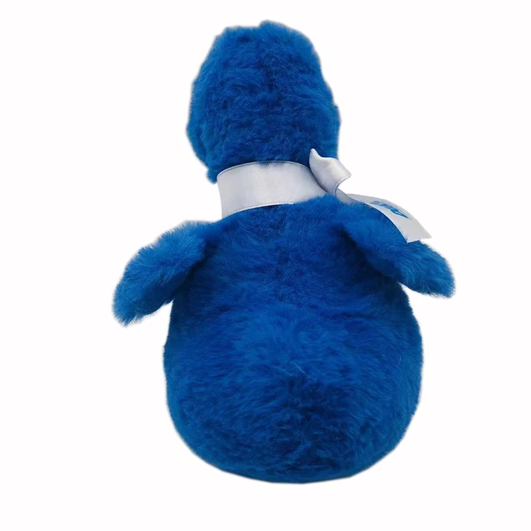 Custom personalized soft stuffed animal blue duck child toy new design cartoon plush duck animal toy doll