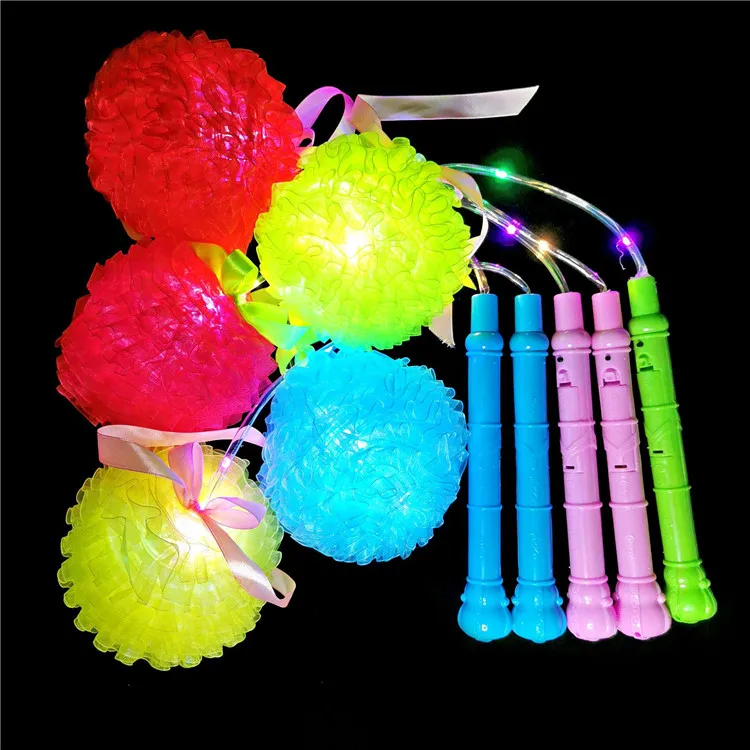 New arrivals led glowin fairy stick kids doll magic wand glowing doll flash children toys