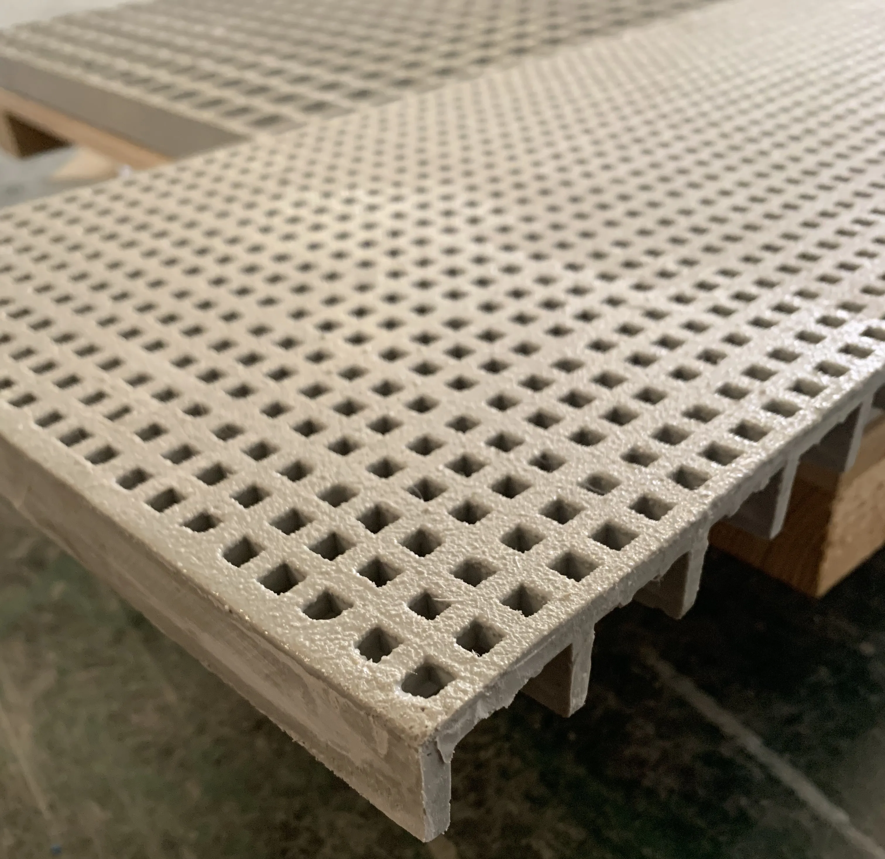 FRP GRP Стекловолоконная сетчатая литовая решетка