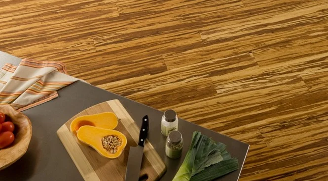 Factory Wholesale Price Tiger Stripe Strandwoven Bamboo Flooring