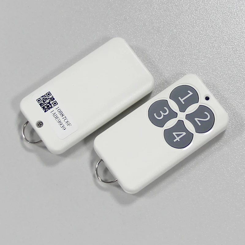 
100m Long distance customized 4 buttons 433mhz RF BLE remote control for children 