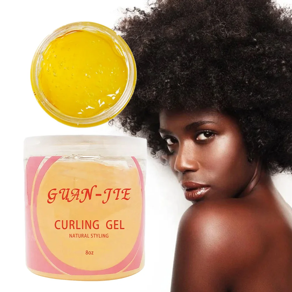 kinky curly curl activator custard coconut natural custard gel for black Moisturizer Hair Curl Cream For Coils And Curls