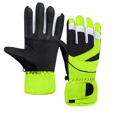 Kids Winter Gloves Water Resistant Touchscreen Warm Soft Lining Ski Gloves for Boys Girls 6-13 Years