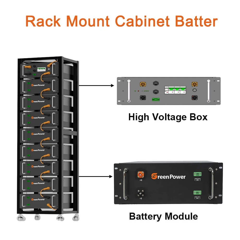 Energy Storage Lithium Ion Rack mounted Battery Akku 30kw 40kw 51.2V 200ah 280ah 300ah 400ah 500ah 600ah 48V Lifepo4 Battery