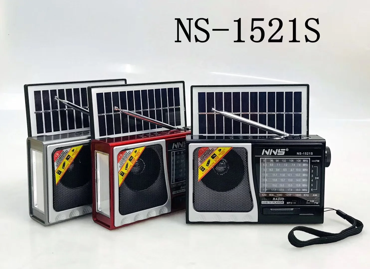  NNS 1521S FM AM SW 3 диапазона винтажное Ретро Радио перезаряжаемое радио со светодиодной подсветкой с USB SD TF Mp3 солнечной