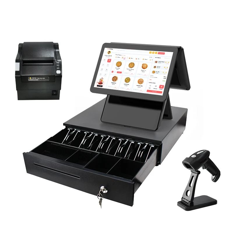 MICROPOS 15 дюймов Windows touch pos кассовый аппарат терминал машина