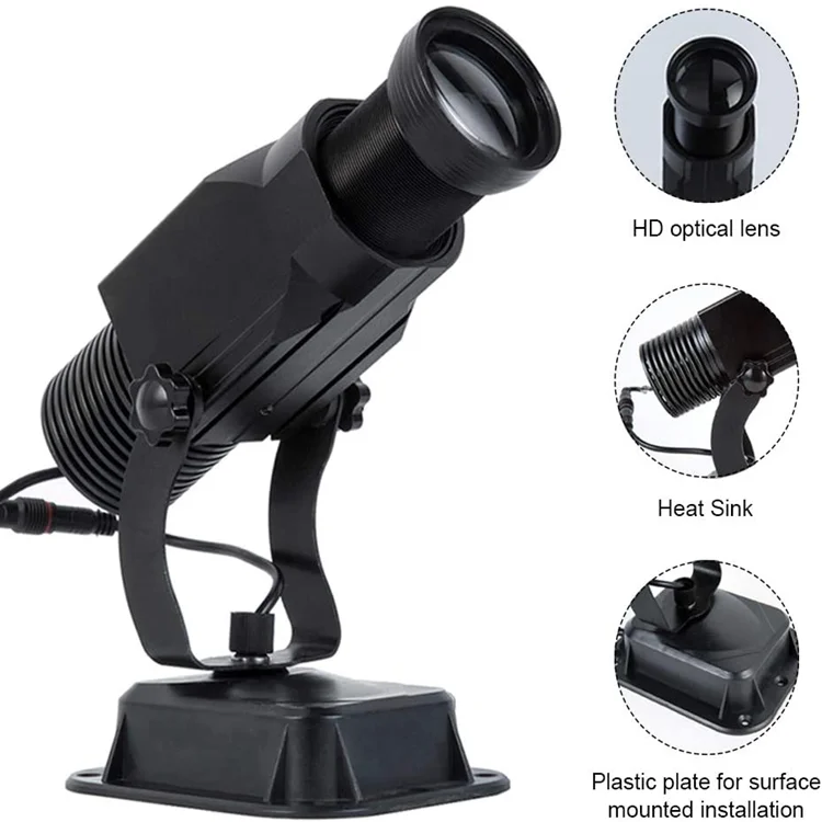 Hot Sale Outdoor Gobo Projector Logo Light Projector IP68 15-400W Waterproof LED Advertising Projector Light