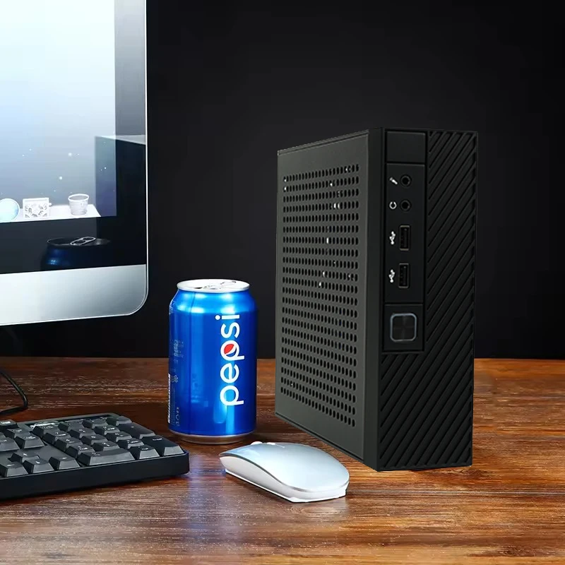 High Quality Light Mini Pcs Intel i3 i5 i7 processor RJ45 LAN VGA HD-MI Dual Display Mini PC with 6 USB