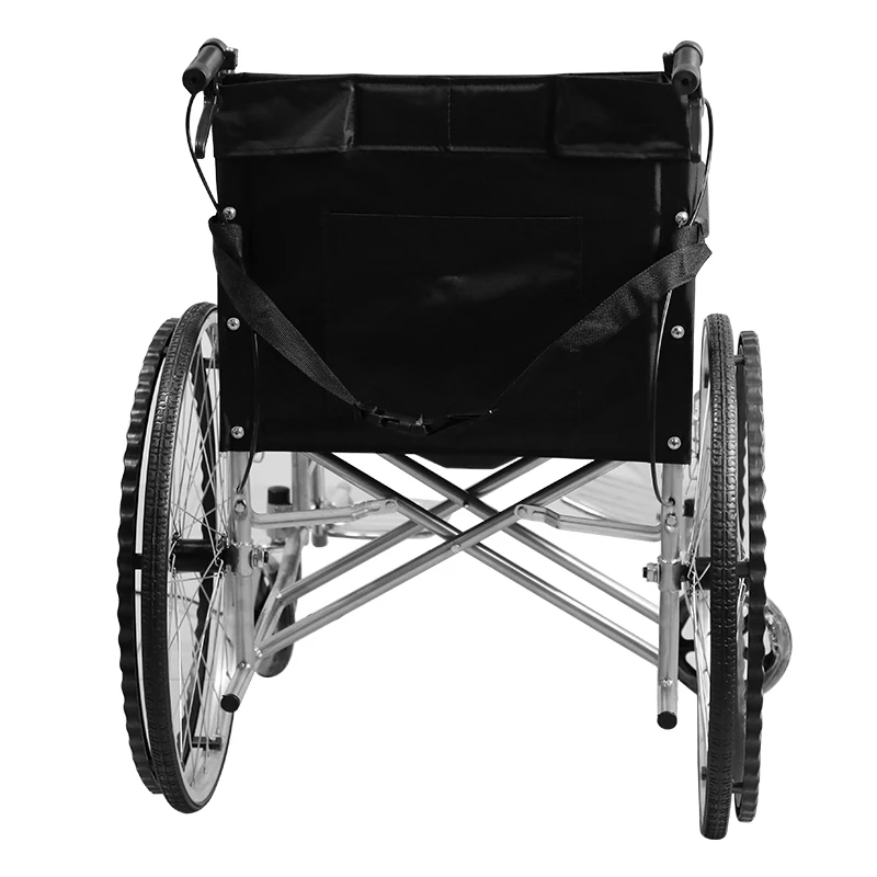 Hot Selling Hospital Manual Wheelchair 4 Wheels Elderly Disabled Medical Used Manual Folding Wheelchair