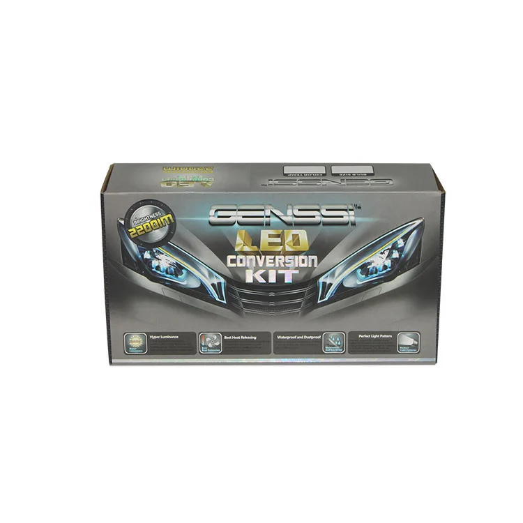 Custom design Printed Auto Spare Car Parts Packing Box Folding Corrugated Paper Brake Pad Box