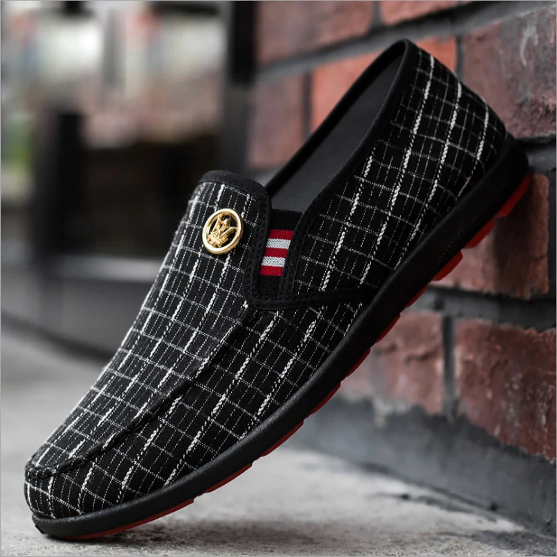 Hot Sell Canvas Leisure Sneaker Anti-slip Men Casual Shoe Breathable Flats Shoes