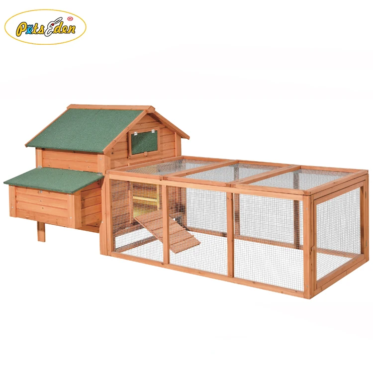 High Quality Wooden Chicken Coop with Run Cage Laying Box