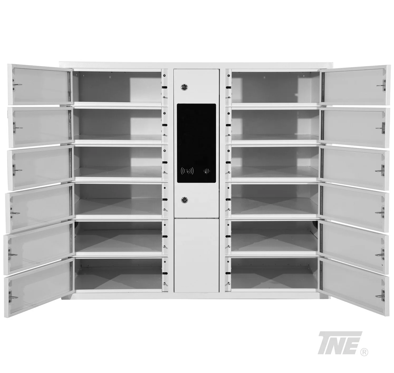 Storage Panel Charging cabinet Storage cabinets with TNE Smart charging system 12/24 device capacity