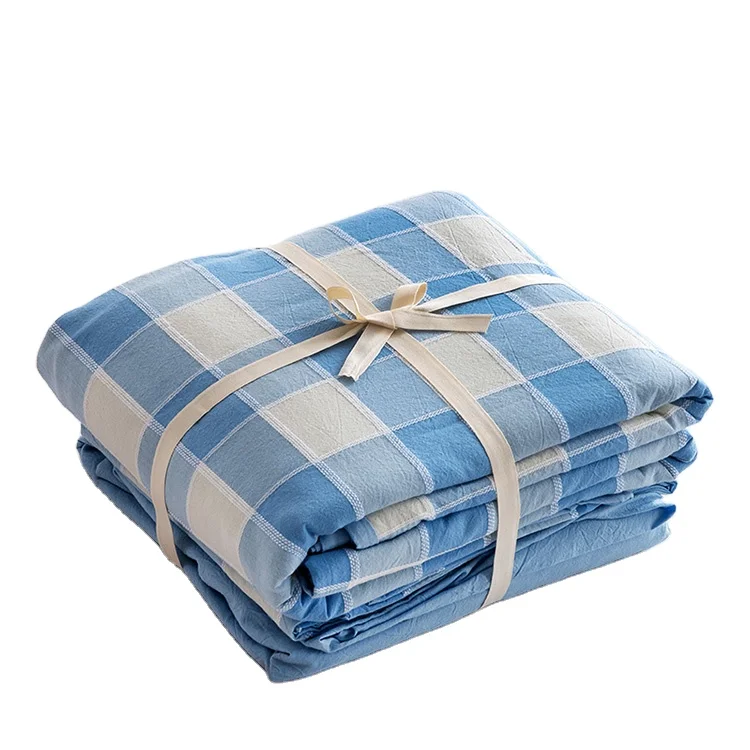
wholesale stock custom gravity sensory child adult weighted blankets polyester bedding set 4 pieces 