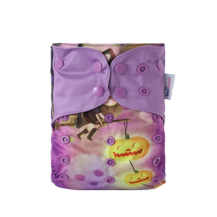 Double gusset baby washable diapers reusable cloth nappies waterproof baby disposable cloth diaper liners