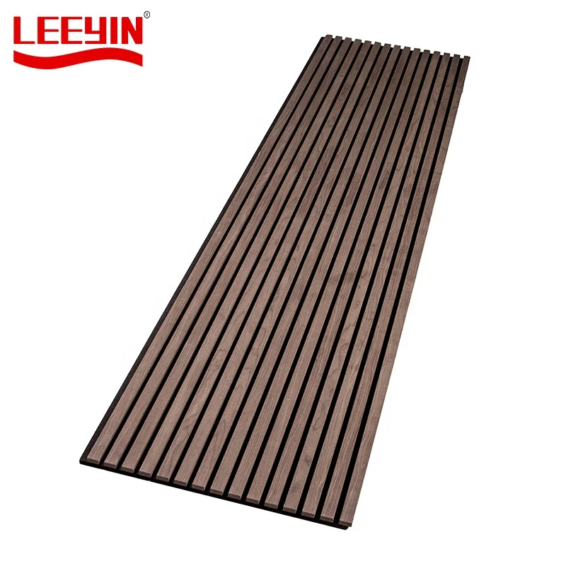 Акустическая панель из черного войлока ореха на заказ настенные панели с деревянными реглами для потолочной стены изголовья кровати деревянная