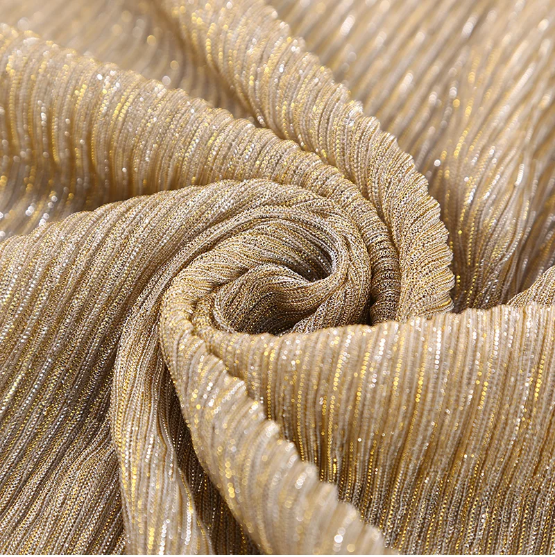 2022 New Hot Ripple Hijab Scarf shimmer sparkle Polyester Ethnic Shimmer Scarves Shawls For Women