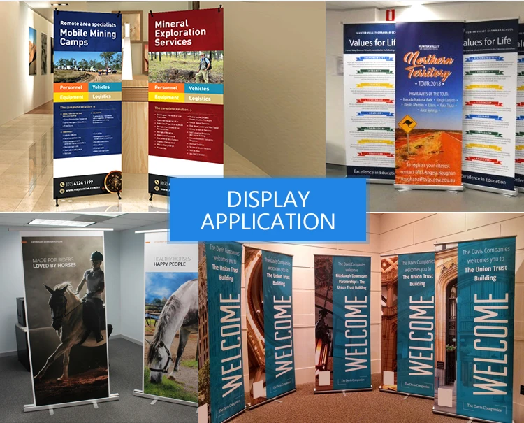 Hight Quality Roller Banner Standing Size Digital 120*200cm China Roll Up Banner display stand