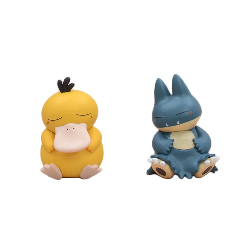 XR Pokemones Спящая психка Snorlax Gonbe Kabigon аниме фигурка игрушки милая версия анимационная коллекция кукол ПВХ модель