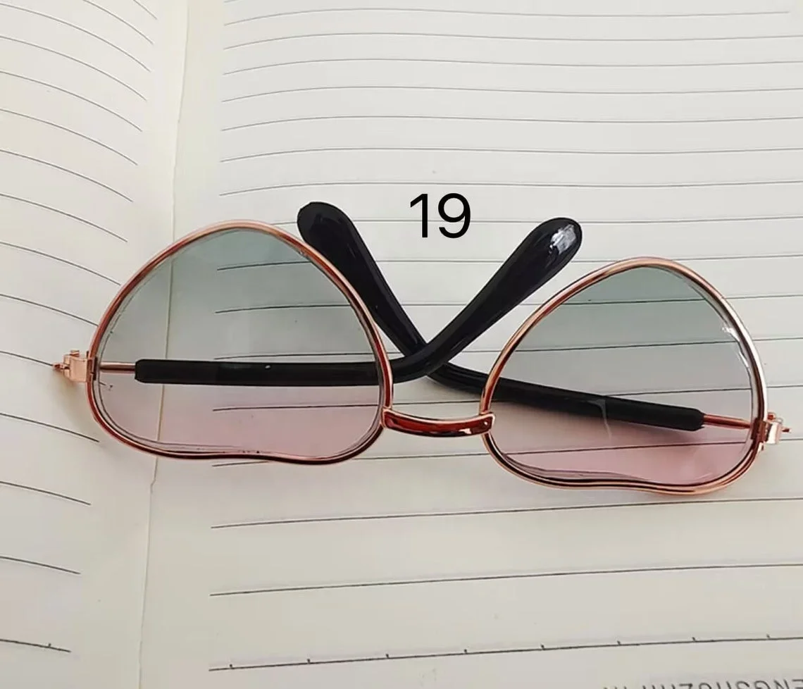 Doll glasses 15cm 20CM cotton doll general 9CM long glasses accessories