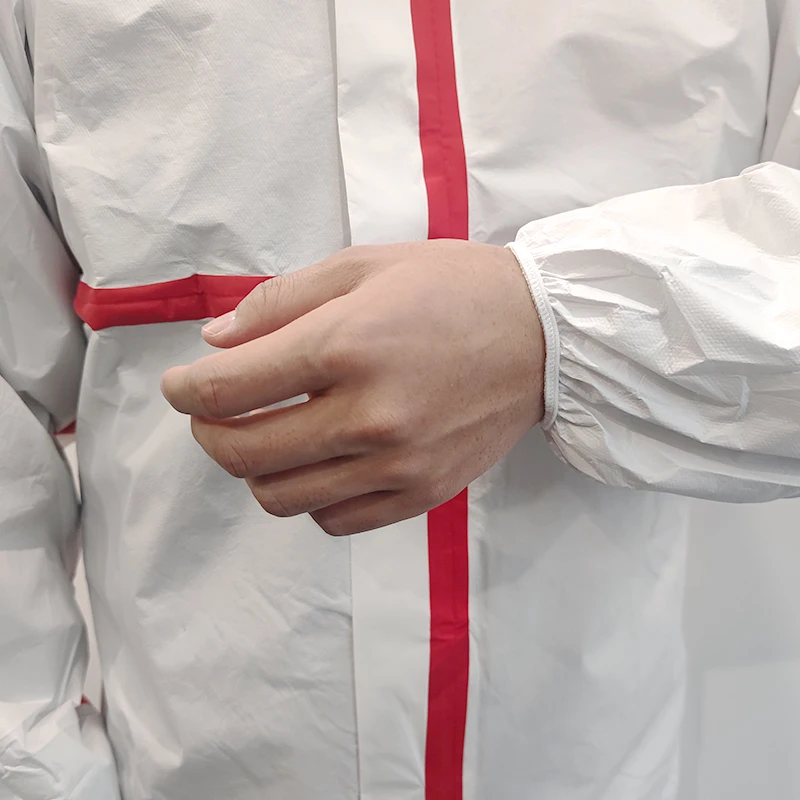 3Q brand Type4/5/6  factory Customized OEM/ODM non woven SMS SF safety working uniform disposable coverall