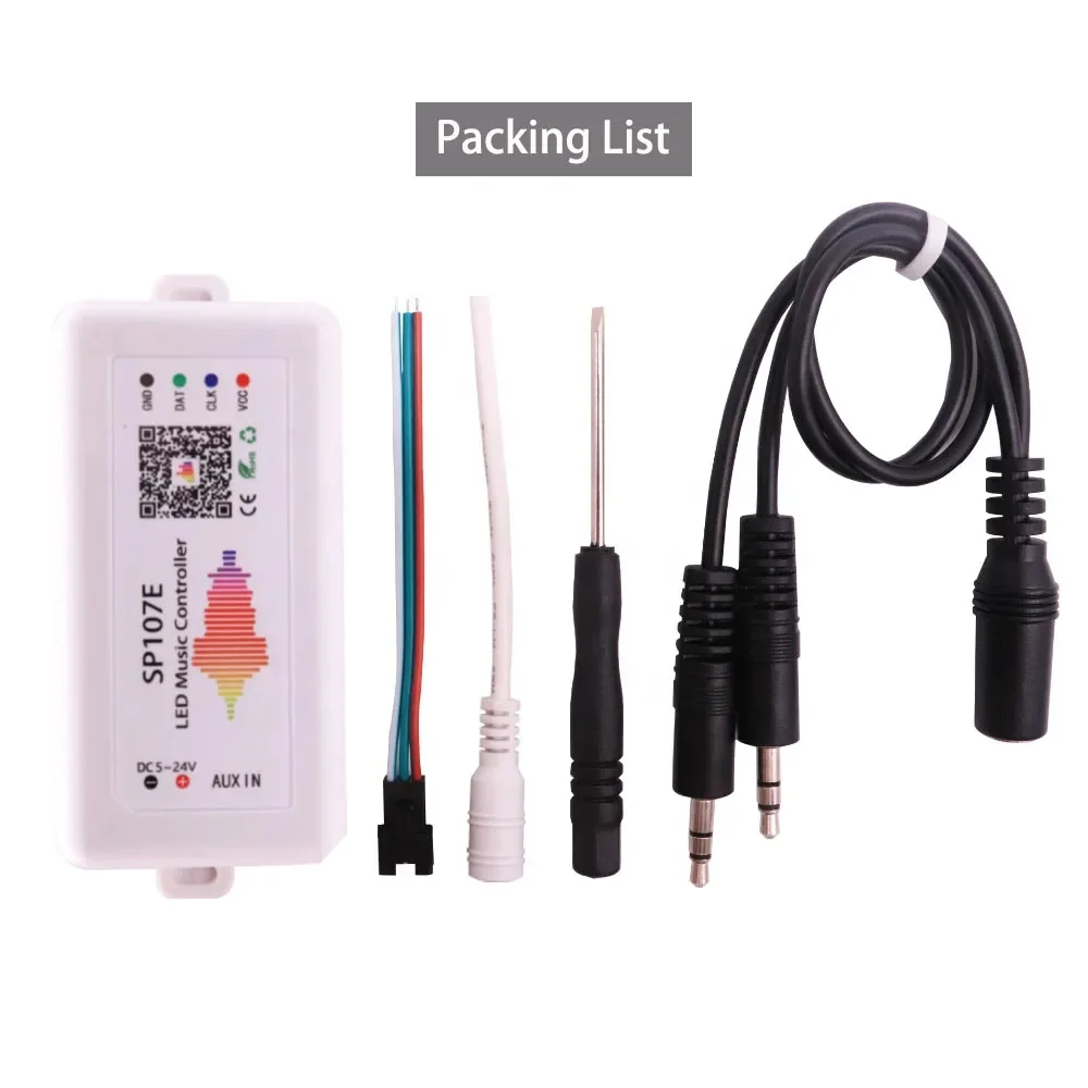 WS2812B Blue tooth WiFi Controller SP105E SP107E SP108E S110E SP601E WS2811 SK6812 Digital RGB Led Strip Controller