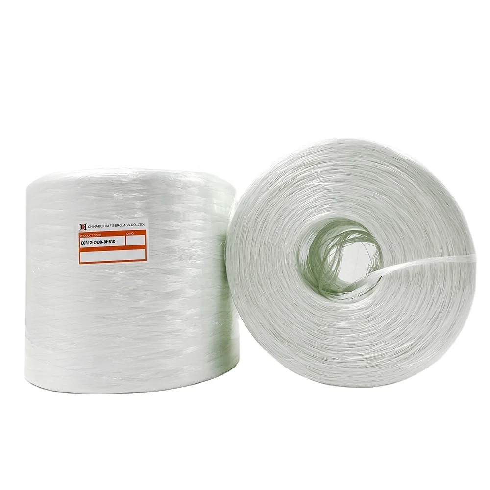 Alkali Resistant Roving Fiberglass Filament Yarn Direct Roving 2400 Tex Panel Roving
