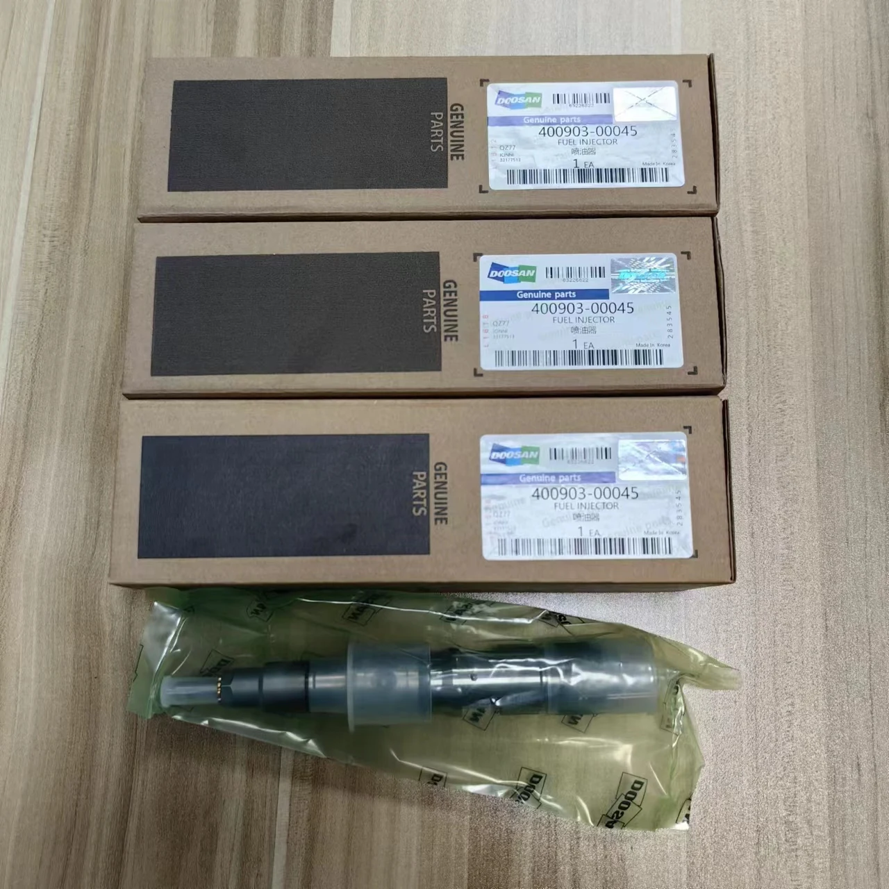 Daewoo Truck Bus Excavator DL08 engine Parts Common Rail Diesel 40090300045 400903-00045 Fuel Injector injection