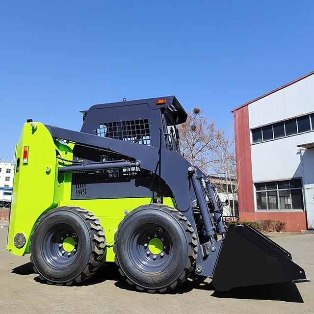 Free Shipping YHMG Mini Skid Steer Diesel Loader Cheap YH65 Wheel Loader Minicargador EPA Engine Compact Skid Steer Loader