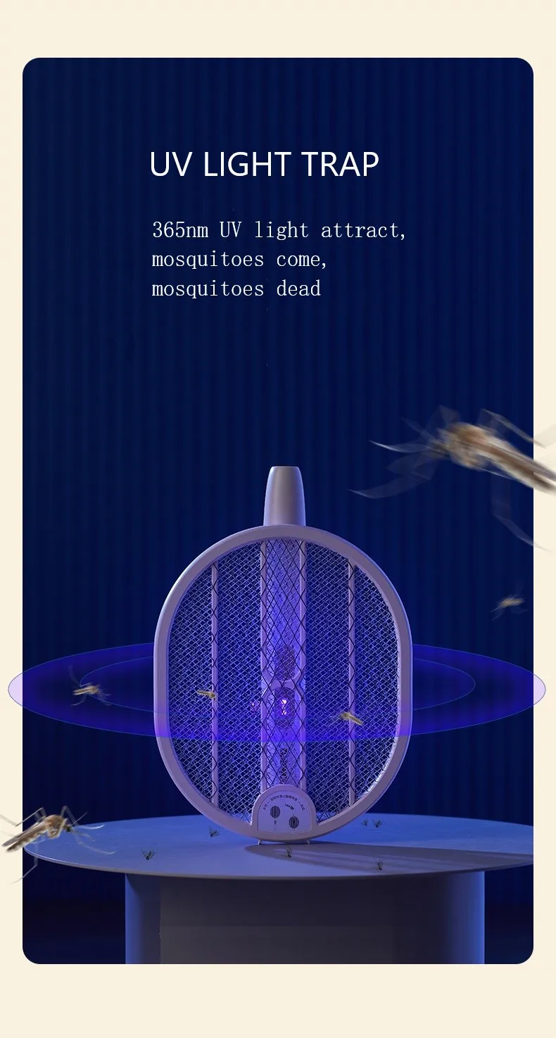 Новейшая электрическая Usb-лампа для уничтожения комаров, светодиодная противомоскитная лампа, домашняя ловушка для насекомых, репеллент от комаров
