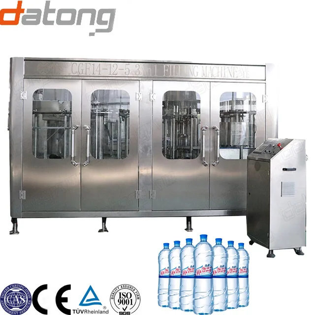 Fully Automatic Plastic Bottle Water Filling Machine Pure Water Filling  Processing Equipment Evian Water Filling Machine