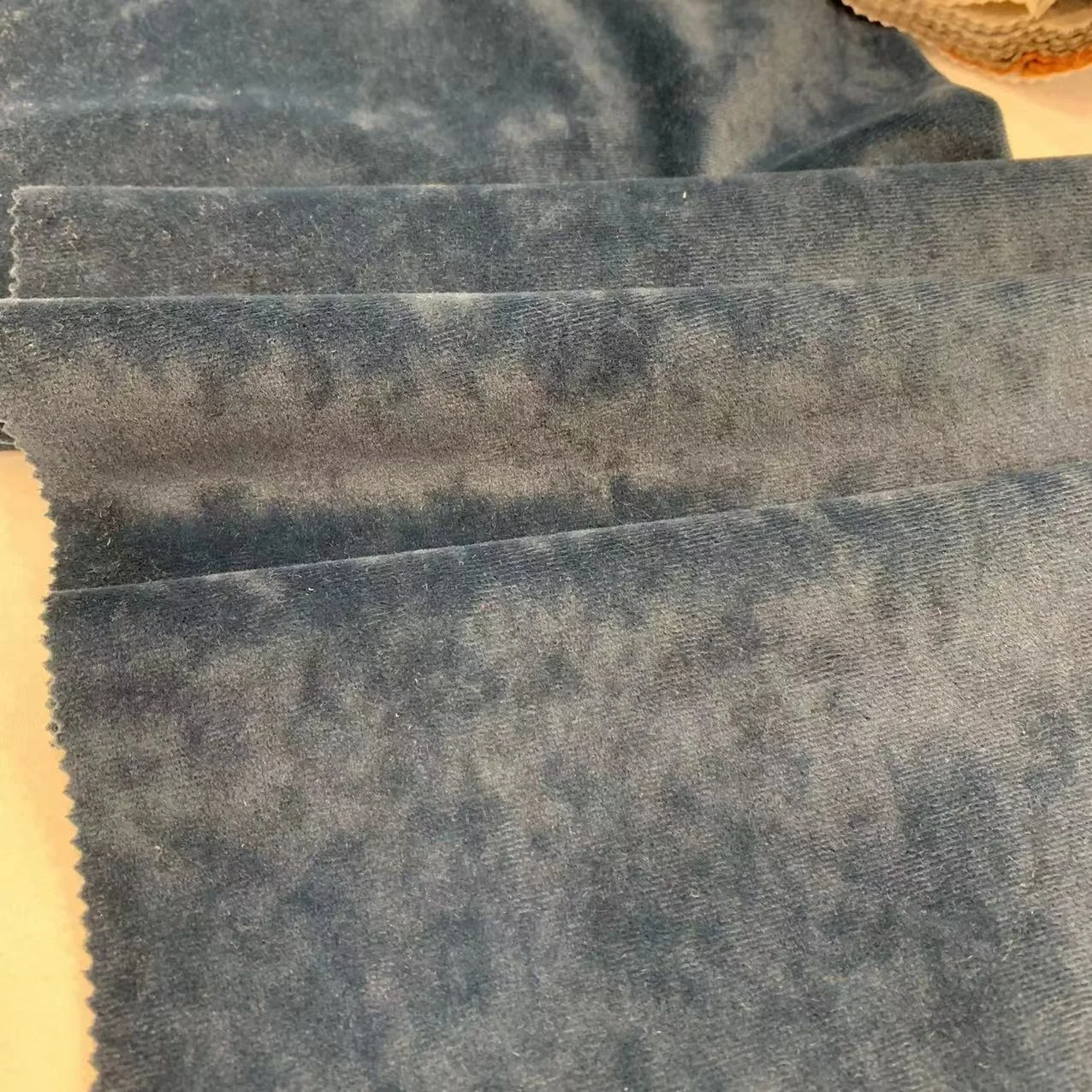 JL23008-mosha crush  ice plain velvet fabrics hangers upholstery Material and y sofa fabric Plush crushed velvet