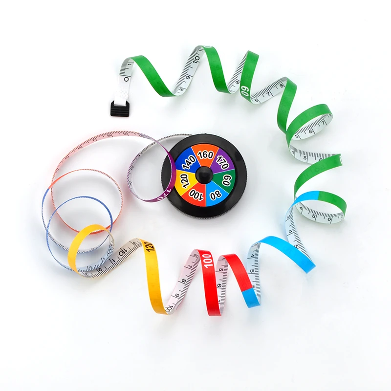 Wintape Custom Full Color Body Measuring Ruler Sewing Retractable Round Case with Personalized Colorful Measuring Tape