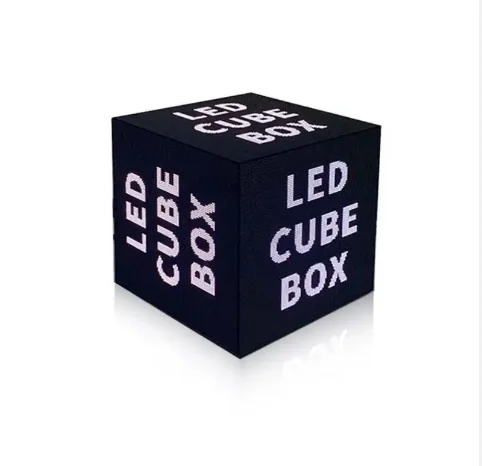 shop professional cube screen 4side 5side 6side LED Display P2.5 P3 P4mm LOGO Customized Retail Store