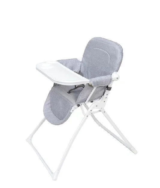 2024 Hot Sale Cushion Booster Foldable Portable Plastic Dining Feeding High Baby Chair