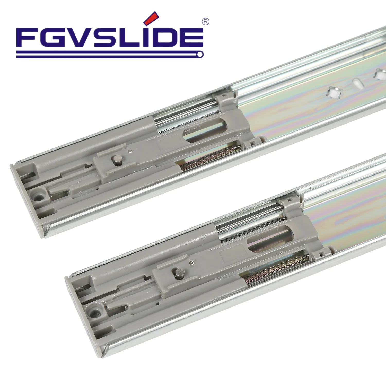 Fgvslide 51mm ball bearing soft close tool box drawer slide rail heavy duty drawer slide rail