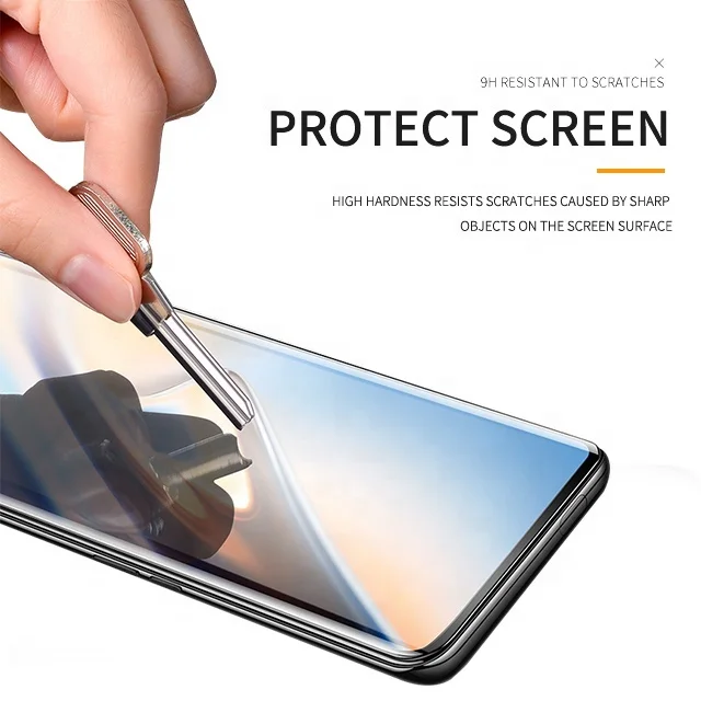LKG Glass Ultra Curing Film Glue Anti Phone S22 Tempered 3D Mobile Note Machine Curved 10 9 Uv Screen Protector For Samsung