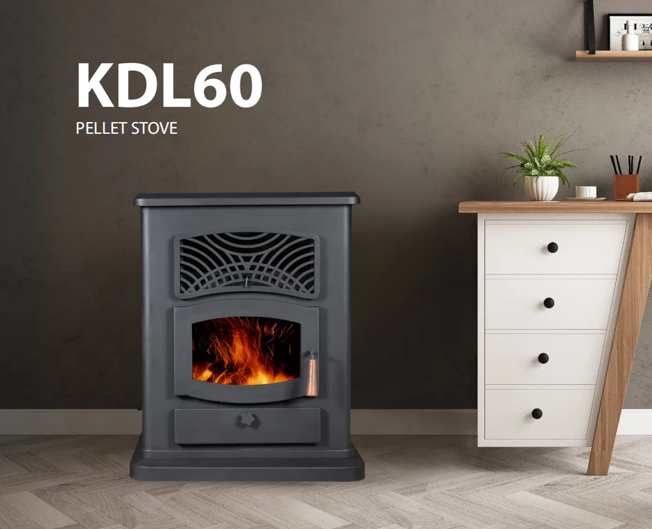 Indoor Freestanding China Biomass Wood Pellet Stove Fireplace Fire Heaters  Room Burner Heater for Home Use
