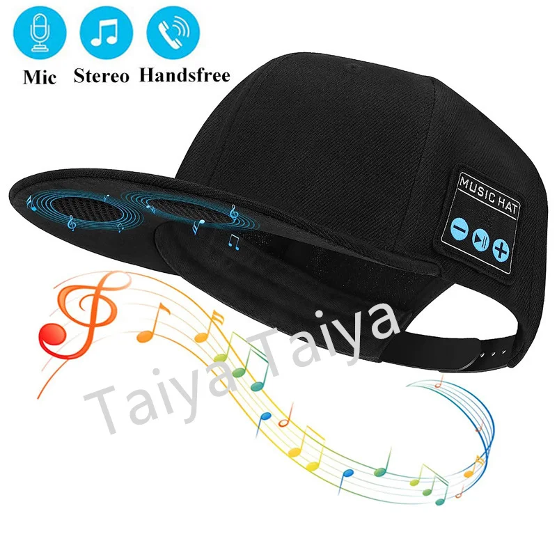 2024 New Bluetooth Headphone Music Hat Outdoor Music Creative Hip-hop Baseball Hats Sports Caps Custom Logo Plastics OEM Service