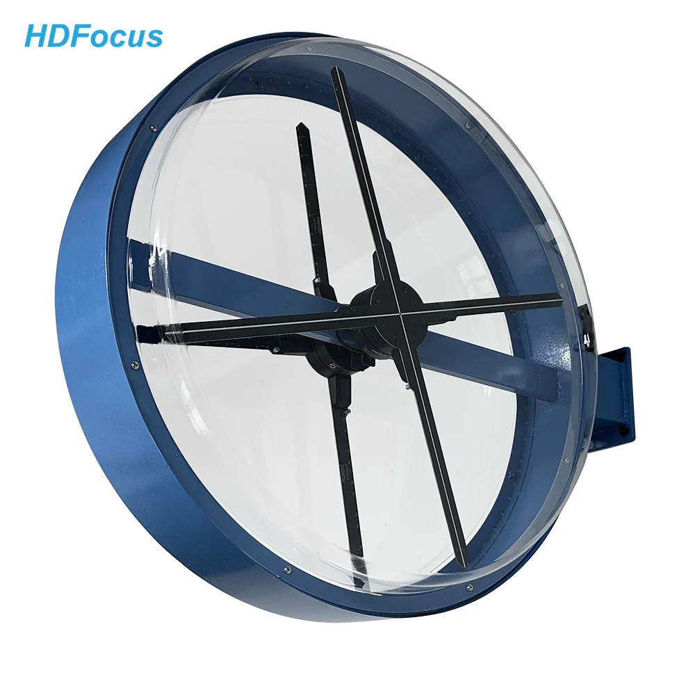 Dual Sides Holographic 3D Led Fan Cloud App Control Hologram Outdoor Advertising Hologram 3D Projector For Shops Events