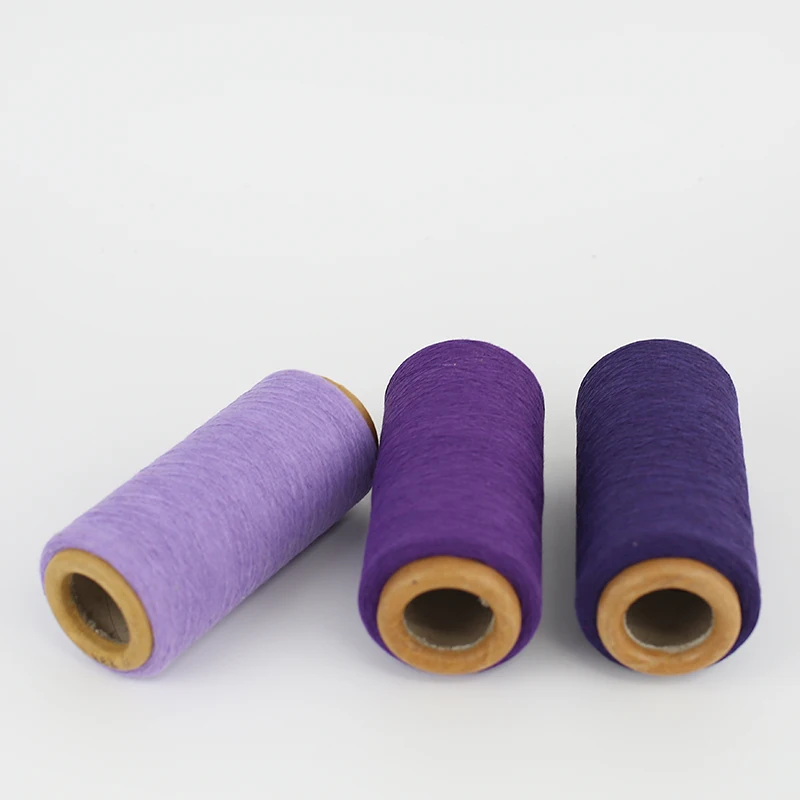 60% cotton 40% polyester blended  tshirt yarn whosale with good strength