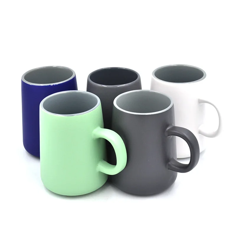 Custom Classic 12oz Enamel Mug Metal Steel Camping Mug Enamel Mug With Stainless Steel Rim