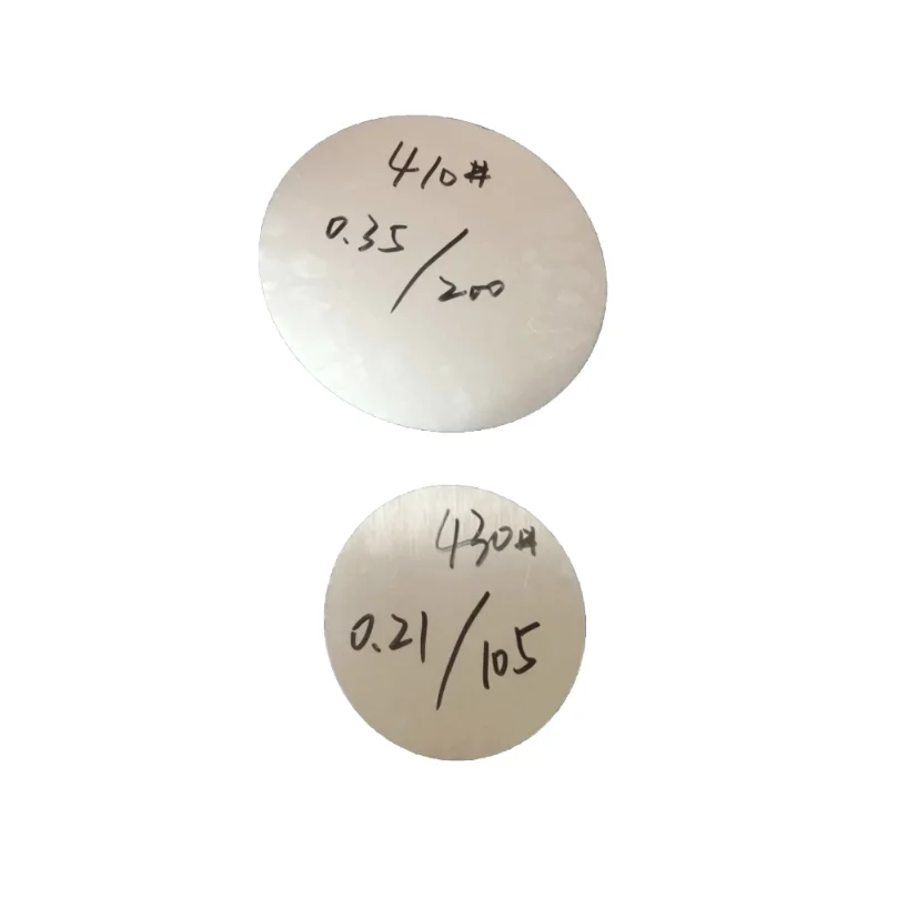 China Durable High Quality Stainless Steel Product Material 201J2 201J3 201J4 202 304DQ 316 409 410 430 Stainless Steel Disc