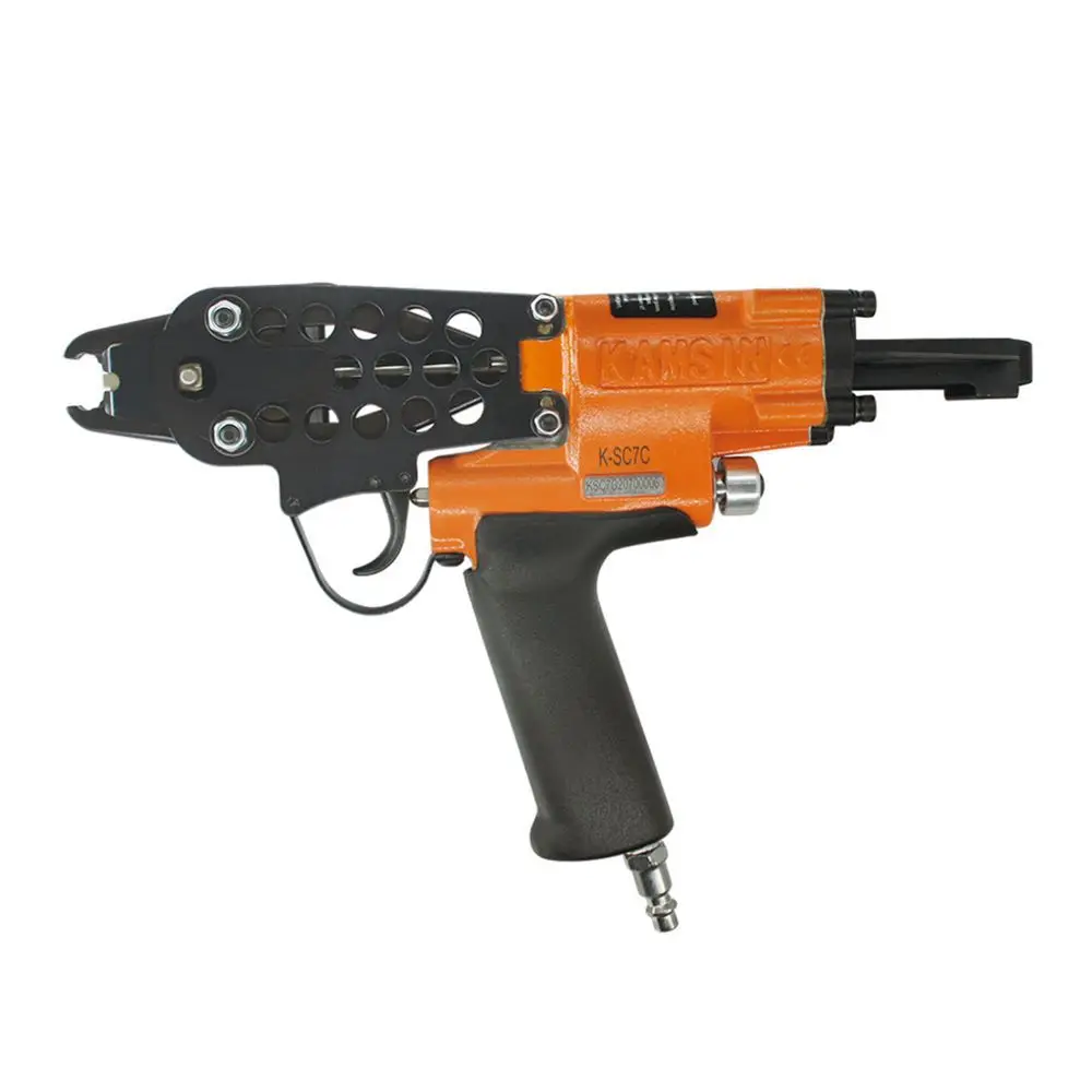KAMSIN SC7C 15 Gauge Industrial Furniture Assembly Car Seat-Making Spring Mattress-Making Air Nailing Gun Pneumatic Hog Ring Gun