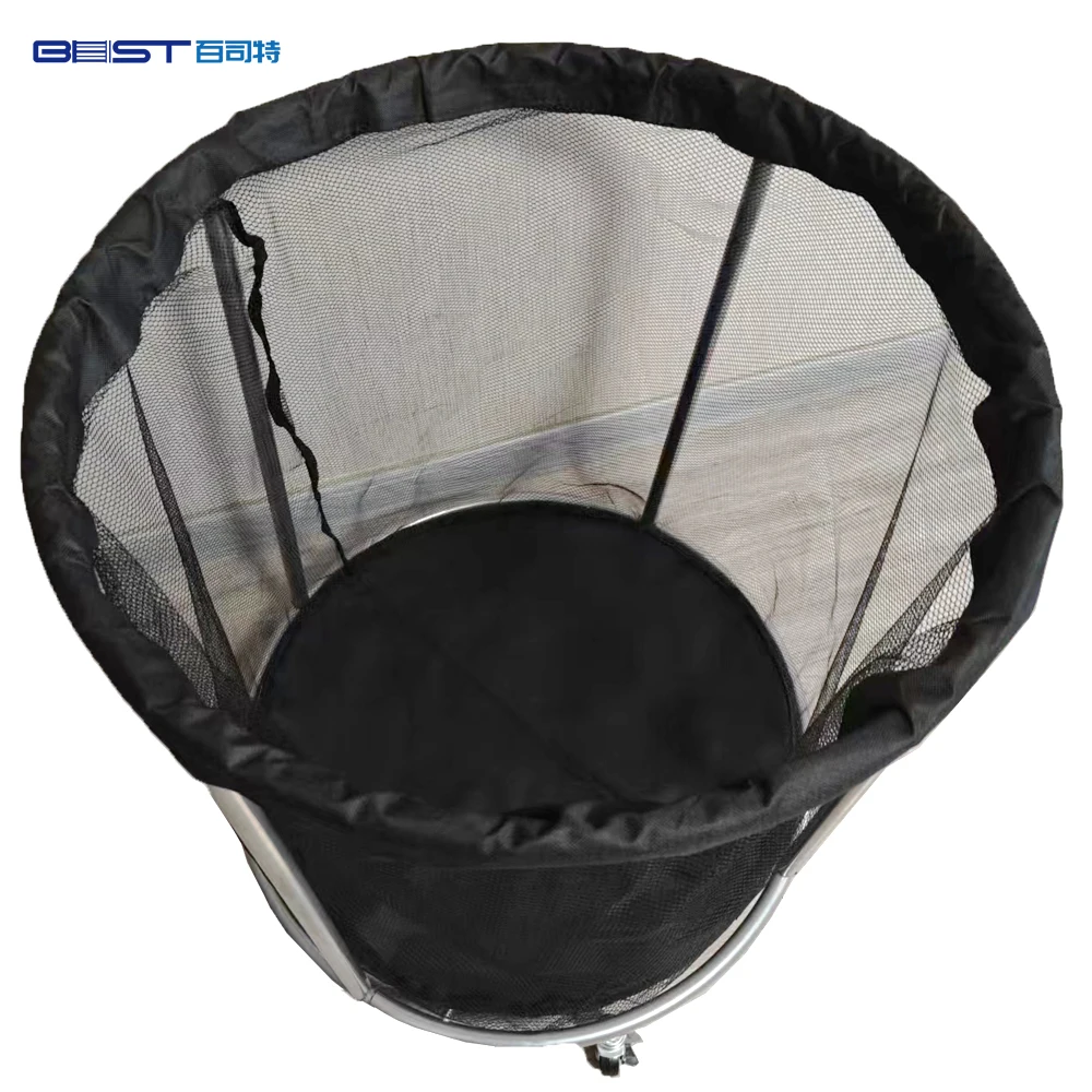 Tennis Basketball Ball Basket Lightweight Football Cart Holds Sports Teaching Cart with Wheels