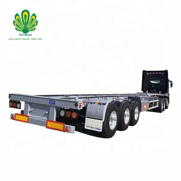 
Fuwa axle gooseneck skeleton container trailer for sale 