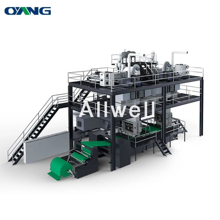 Многофункциональная ПП спанбонд Нетканая производственная линия, новая производственная линия нетканого материала