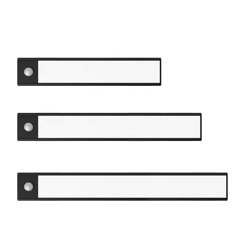 Newest Version With Battery For Closet,Kitchen,Cabinet Rechargeable Motion Sensor Under Cabinet Lights Wireless Night Lighting//