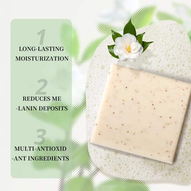 MAYCHEER Soft Skin Soap Moisturizing Deep Cleanser Beauty Skin Facial Whitening Soap Gardenia Whitening Soap