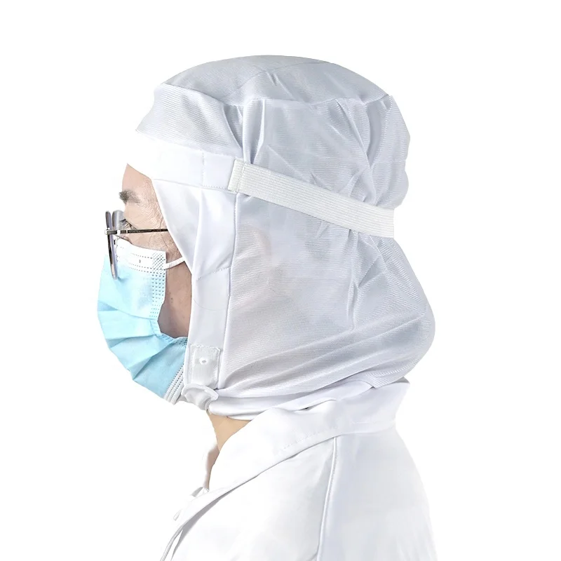 SHIANKU Food Grade Workshop Working Cap Wrap Knit Caps Food Factory Workshop Thickened Mesh Cap